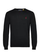 Cotton Crewneck Sweater Black Polo Ralph Lauren