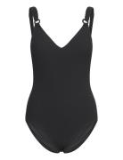 Navarino Wirefree Covering T-Shirt Swimsuit Black Femilet