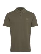 Pique Short Sleeve Polo Green Timberland