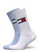 Th Uni Tj Sock 2P Flag White Tommy Hilfiger