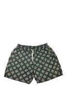 Floral Swim Shorts Khaki Portia 1924