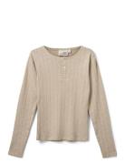 Petriciasy Pointelle Longsleeve Tee Beige Sofie Schnoor Young