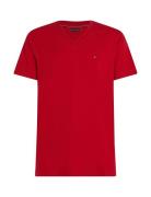 Essential V-Neck Tee Red Tommy Hilfiger