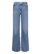 Thea Wide Leg Jeans Blue Fabienne Chapot