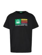 T-Shirt Black United Colors Of Benetton