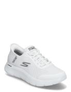 Mens Go Walk Flex - Hands Up - Slip-Ins White Skechers