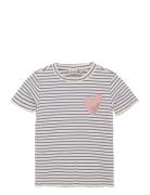 T-Shirt Striped Cream Daily 7