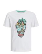 Jjelijah Tee Ss Crew Neck Jnr White Jack & J S