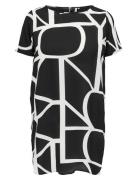 Carlux Life Ss Tunic Dress Wvn Noos Black ONLY Carmakoma