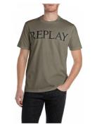 T-Shirt Regular Replay Basics Green Replay