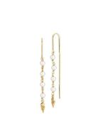 Morgan Earrings White Izabel Camille