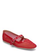 Bialilja Mary Jane Mesh Red Bianco