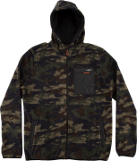 Salty Crew Men's Edgewater Full-Zip Hooded Fleece Camo