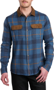 Men's Khaos Flannel Shirt Blue Copper