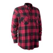 Men's Marvin Flannel Shirt Red Check