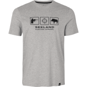 Seeland Men's Lanner T-Shirt Melange Dark Grey Melange