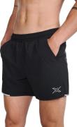 2XU Men's Aero 5 Inch Shorts Black/Silver Reflective