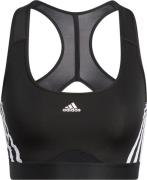 Adidas Women's ADIDAS Powerreact Training Medium-Support 3-Stripes Bra...