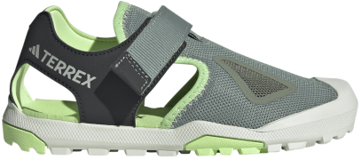 Adidas Kids' Terrex Captain Toey 2.0 Sandals Silver Green/Carbon/Green...