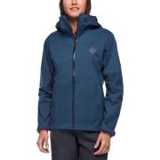 Black Diamond Women's StormLine Stretch Rain Shell Jacket Ink Blue