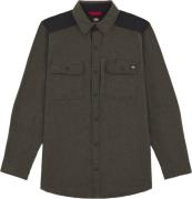 Dickies Men's Performance Heavy Flannel Check Shirt Miltary Green/Blac...