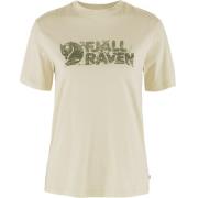 Fjällräven Women's Lush Logo T-Shirt Chalk White