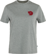 Fjällräven Women's Fox Boxy Logo Tee Grey-Melange