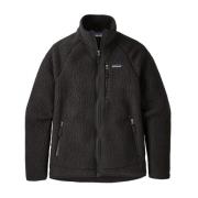 Men's Retro Pile Fleece Jacket Black