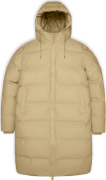 Rains Unisex Alta Long Puffer Jacket Sand