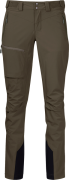 Women's Breheimen Softshell Pants Dark Green Mud