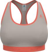 Odlo Women's Ascent Performance Wool Medium Support Sports Bra Silver ...