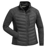 Pinewood Women's Abisko Hybrid Power Fleece Jacket Smoke Black/Dark Gr...