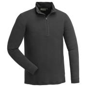 Pinewood Men's Abisko Merino Base Layer Half Zip Smoke Black