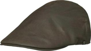 Torre Sixpence Cap Leather Brown