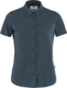 Fjällräven Women's High Coast Lite Shirt Short Sleeve Navy
