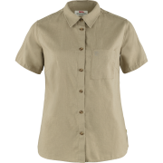 Fjällräven Women's Övik Travel Shirt SS Sand Stone