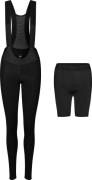 Women's ThermaShell Water-Resistant Bib Tights Black