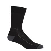 Women's Hike+ Light Crew Socks BLACK/MONSOON/MINK