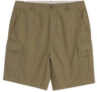 Knowledge Cotton Apparel Fig Loose Cargo Poplin Shorts Burned Olive