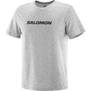 Salomon Men's Salomon Logo Performance Tee Heather Grey