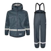 Urberg Kids' Malme PU Rain Set Midnight Navy