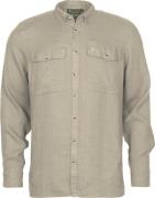 Pinewood Men's Värnamo Insectsafe Long Sleeve Linen Shirt Linen Beige