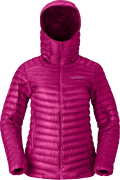 Norrøna Women's Trollveggen Superlight Down Hood Festival Fuchsia