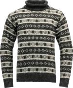 Devold Unisex Alnes Wool Roll Neck Anthracite/Grey Melange