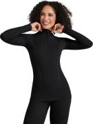 Falke Women's Long Sleeve Zip Wool-Tech Black