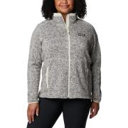 Columbia Women's Sweater Weather Full Zip Chalk Heather