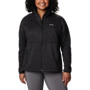 Columbia Women's Sweater Weather Full Zip Black Heather