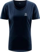 Haglöfs Women's Ridge Hike Tee Tarn Blue Solid