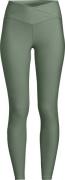 Casall Women's Overlap High Waist Tights Dusty Green