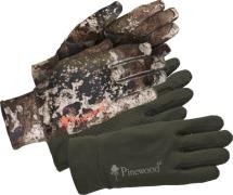 Pinewood Men's Furudal Liner Glove 2 Pack Strata/Moss Green